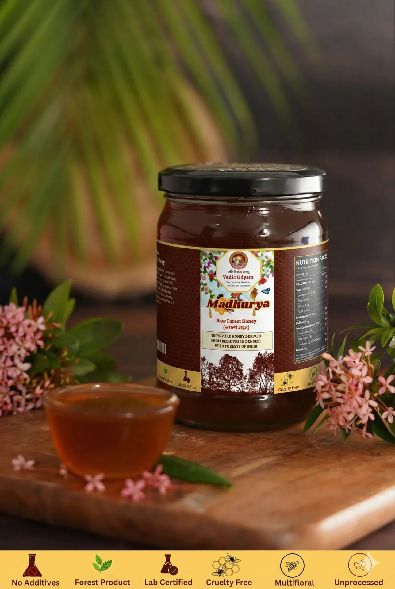 Madhurya - Raw Wild Flower Honey