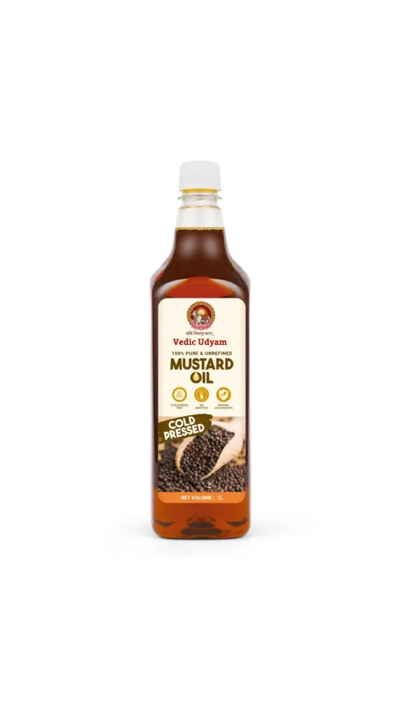 Cold Pressed Mustard Oil 1L (Kolhu)